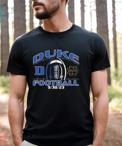 Duke Blue Devils vs. Notre Dame Fighting Irish 2023 Football Matchup Shirt