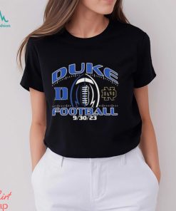 Duke Blue Devils vs. Notre Dame Fighting Irish 2023 Football Matchup Shirt