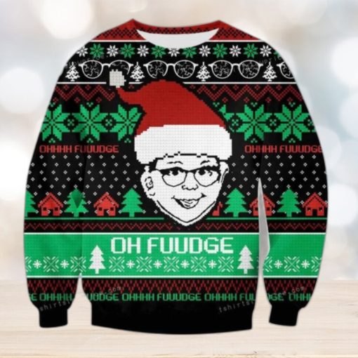 Dwight Is Speech A Christmas Story Oh Fudge Ugly Sweater