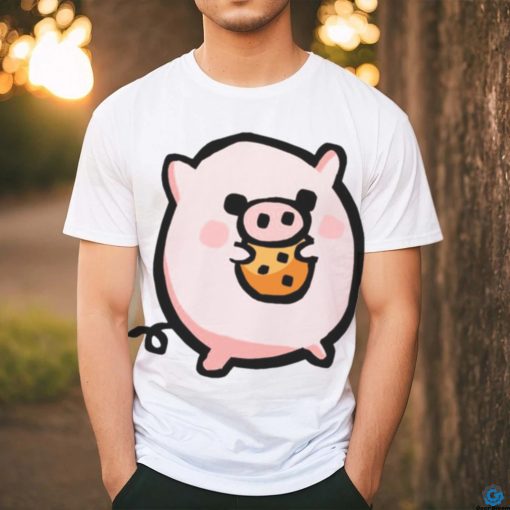 Eating Cookie Piggy Pusheen shirt