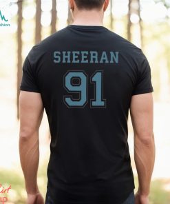 Ed Sheeran 91 Butterfly 2 Sides Shirt Equals Tour Shirts Hoodie Classic