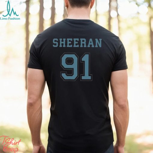 Ed Sheeran 91 Butterfly 2 Sides Shirt Equals Tour Shirts Hoodie Classic