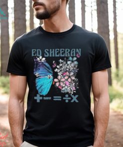 Ed Sheeran 91 Butterfly 2 Sides Shirt Equals Tour Shirts
