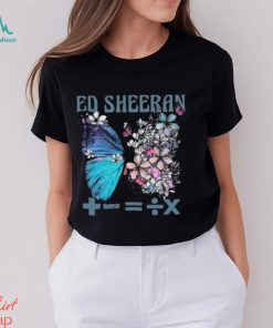 Ed Sheeran 91 Butterfly 2 Sides Shirt Equals Tour Shirts