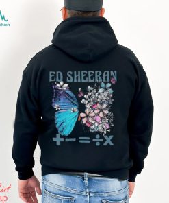 Ed Sheeran 91 Butterfly 2 Sides Shirt Equals Tour Shirts