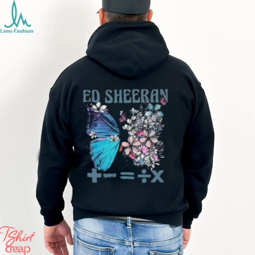 Ed Sheeran 91 Butterfly 2 Sides Shirt Equals Tour Shirts