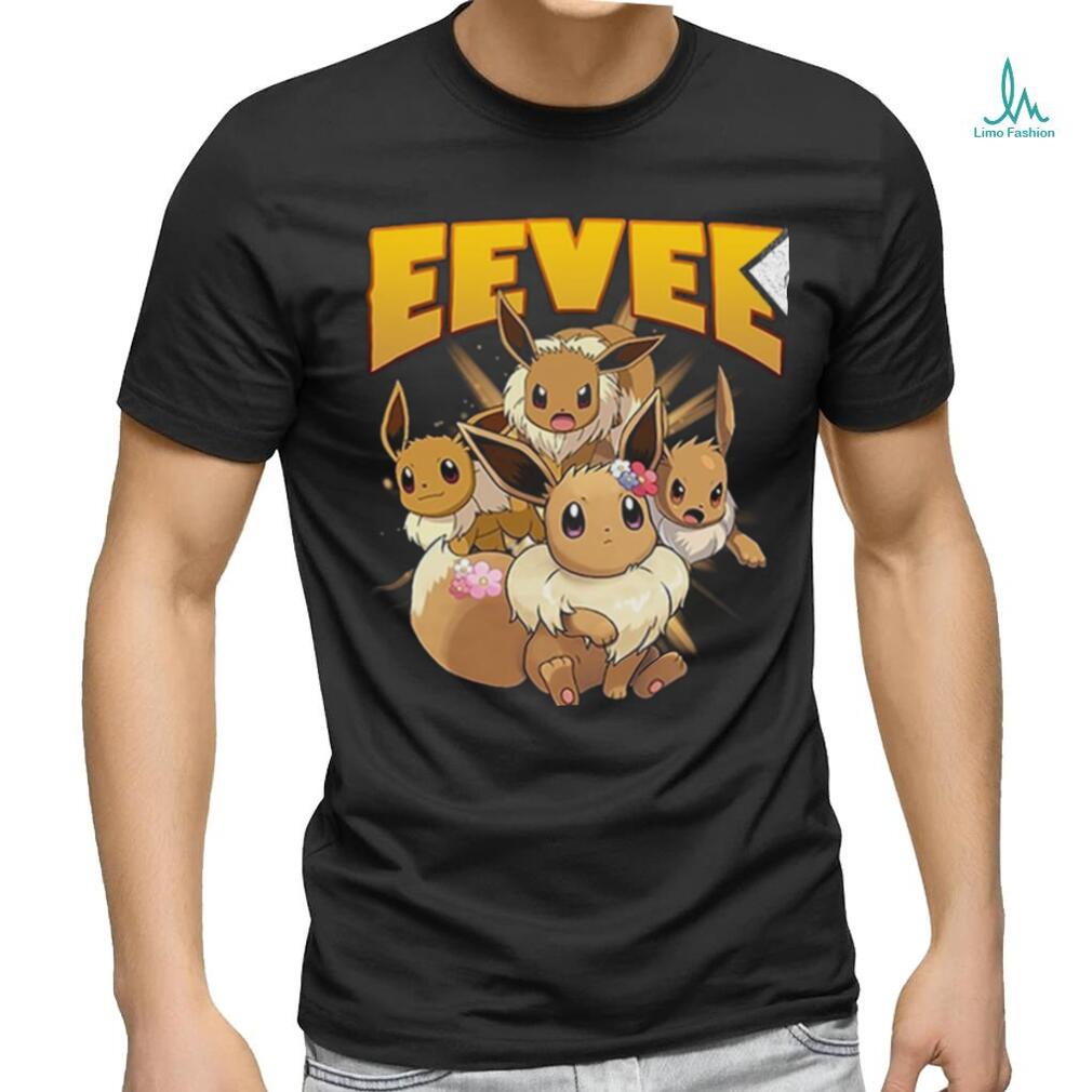 Men's Pokemon Eevee Face Graphic Tee Athletic Heather Medium 