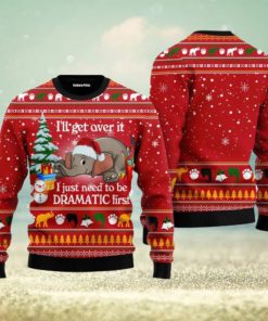 Elephant I ‘ll Get Over It Ugly Christmas Sweater For Men And Women