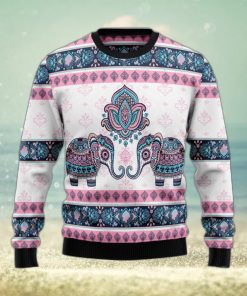 Elephant Mandala Ugly Sweater For Christmas