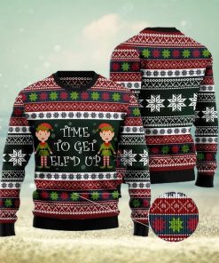 Elf Time Christmas Gift Ugly Christmas Sweater Xmas Holiday