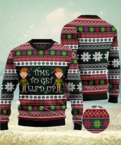 Elf Time Ugly Christmas Sweater AOP All Over Printed Sweater