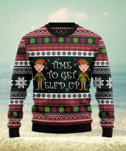 Elf Time Ugly Christmas Sweater Gift Men Women