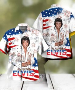 Elvis Presley 3D Hawaii Cultural icon hawaiian shirt