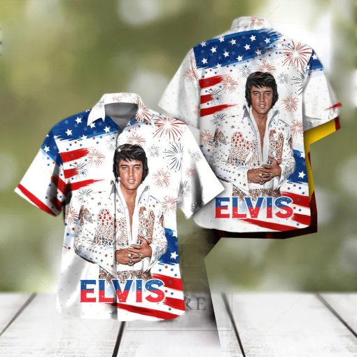 Elvis Presley 3D Hawaii Cultural icon hawaiian shirt