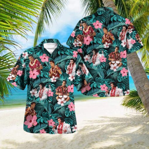 Elvis Presley 3D Hawaii Rock and roll hawaiian shirt