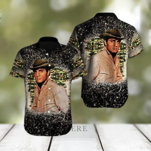 Elvis Presley Casual Design Hawaiian 3D Shirt For Fans Gift Beach