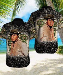 Elvis Presley Casual Design Hawaiian 3D Shirt For Fans Gift Beach