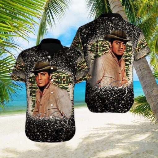 Elvis Presley Casual Design Hawaiian 3D Shirt For Fans Gift Beach