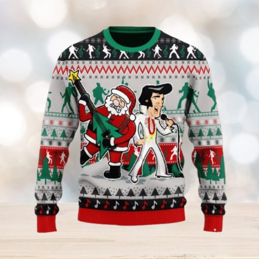 Elvis Presley Christmas Gift Ugly Sweater