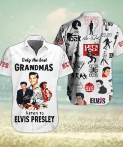 Elvis Presley Floral Design Hawaiian 3D Shirt For Fans Gift Beach