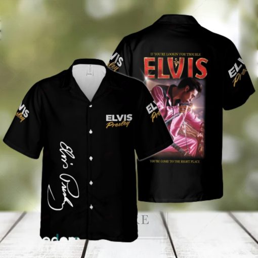 Elvis Presley Hawaiian 3D Shirt Style 11 For Men And Women Gift Short Sleeve Beach Shirt