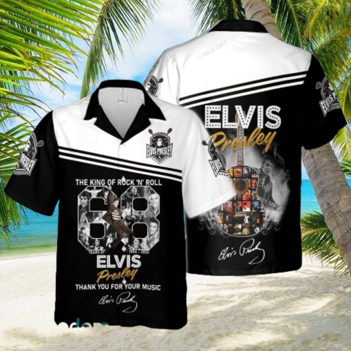 Elvis Presley Hawaiian 3D Shirt Style 17 For Men And Women Gift Short Sleeve Beach Shirt