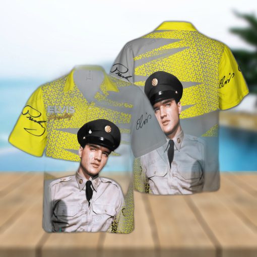 Elvis Presley Hawaiian 3D Shirt Style 4 For Men And Women Gift Short Sleeve Beach Shirt