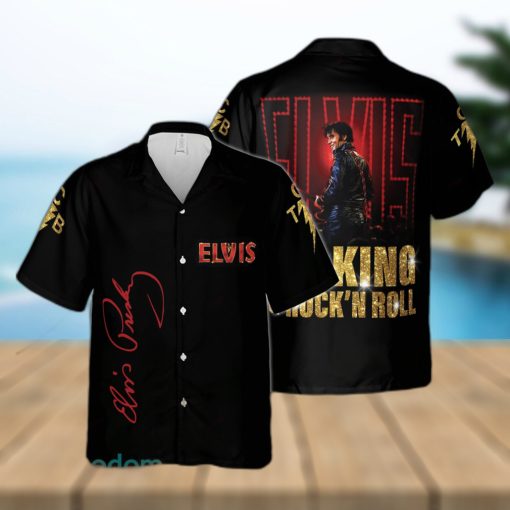 Elvis Presley Hawaiian 3D Shirt Style 7 For Men And Women Gift Short Sleeve Beach Shirt