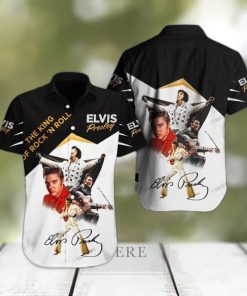 Elvis Presley Paradise Design Hawaiian 3D Shirt For Fans Gift Beach