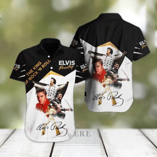 Elvis Presley Paradise Design Hawaiian 3D Shirt For Fans Gift Beach