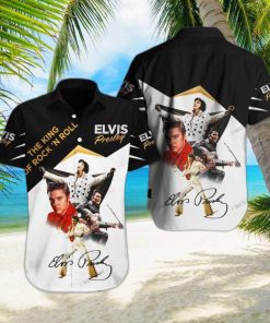 Elvis Presley Paradise Design Hawaiian 3D Shirt For Fans Gift Beach