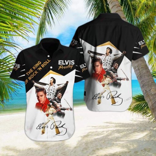 Elvis Presley Paradise Design Hawaiian 3D Shirt For Fans Gift Beach