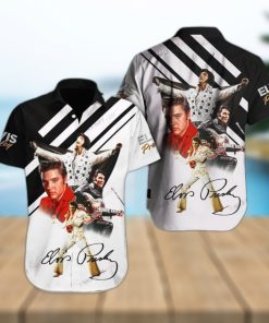 Elvis Presley Plus Size Design Hawaiian 3D Shirt For Fans Gift Beach