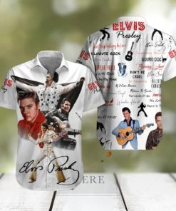 Elvis Presley Short Sleeve Guitarist hawaiian shirt