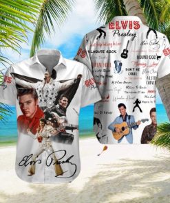 Elvis Presley Short Sleeve Guitarist hawaiian shirt