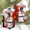 Elvis Presley 3D Hawaii Rock and roll hawaiian shirt