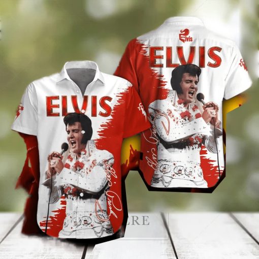 Elvis Presley Short Sleeve Memphis sound hawaiian shirt