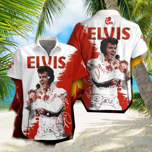 Elvis Presley Short Sleeve Memphis sound hawaiian shirt