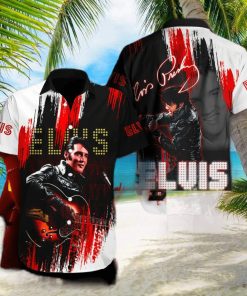 Elvis Presley Short Sleeve Sun Records hawaiian shirt