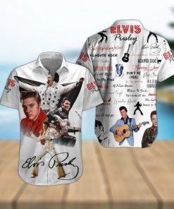 Elvis Presley Surf Design Hawaiian 3D Shirt For Fans Gift Beach