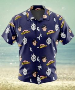 Engine Ida Tenya My Hero Academia Button Up Hawaiian Shirt