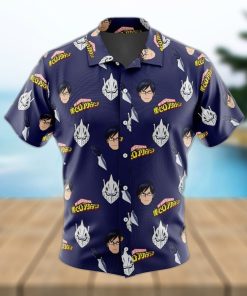 Engine Ida Tenya My Hero Academia Button Up Hawaiian Shirt