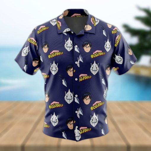 Engine Ida Tenya My Hero Academia Button Up Hawaiian Shirt