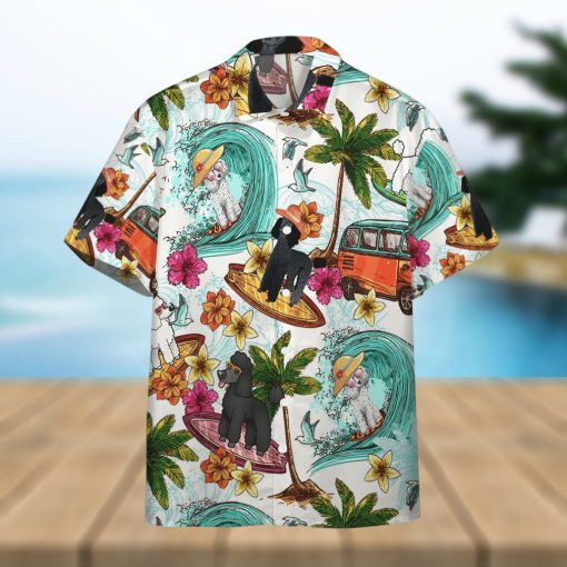 Enjoy Surfing With Poodle Hawaiian Shirt