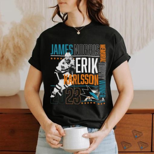 Erik Karlsson San Jose Sharks 2023 Norris Trophy Winner T Shirt