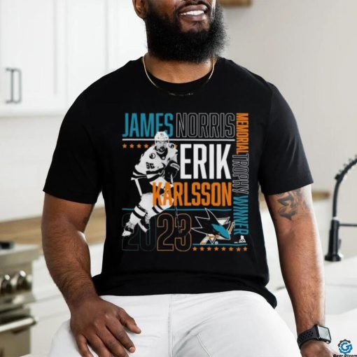 Erik Karlsson San Jose Sharks 2023 Norris Trophy Winner T Shirt