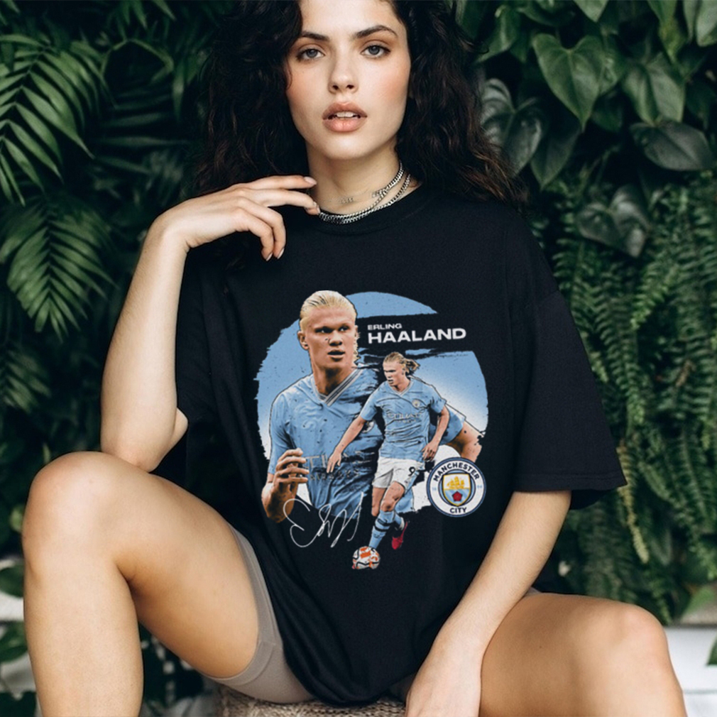 Erling Haaland Manchester City Dual WHT Shirt Erling Haaland Manchester City Dual WHT Shirt
