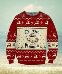 Espresso Patronum 3D Ugly Christmas Sweater For Men And Women