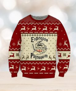 Espresso Patronum 3D Ugly Christmas Sweater For Men And Women