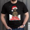 Baby Yoda Reindeer And Santa Groot Hug Buffalo Bills Christmas Light Shirt